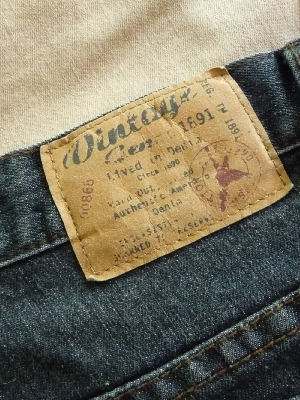 VINTAGE GENES STRETCH JEANS STRAIGHT LEG